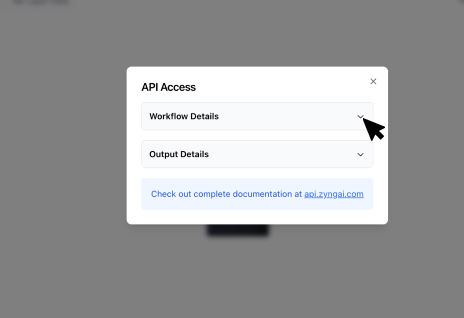 API Integration Section