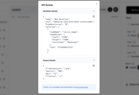 Parameter JSON Example